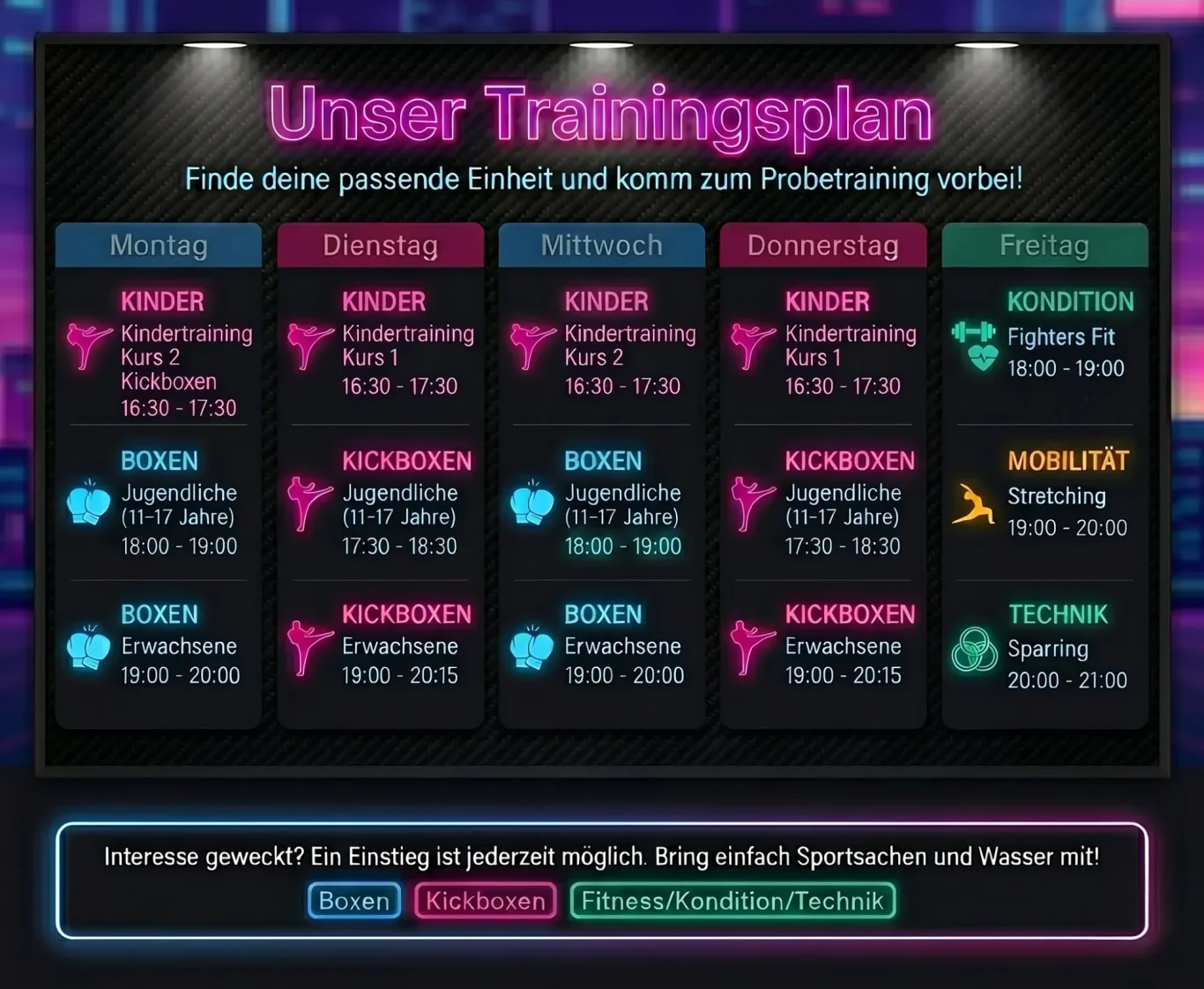 Trainingsplan Trainingsplan